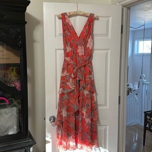 White House Black Market summery midi dress